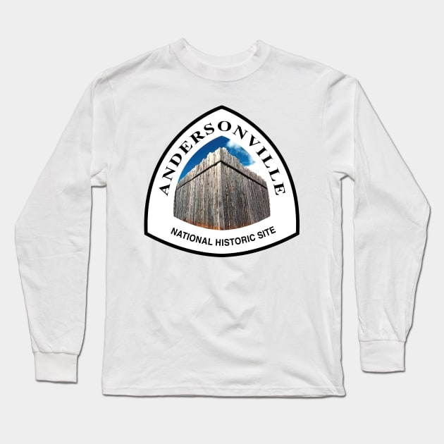 Andersonville National Historic Site trail marker Long Sleeve T-Shirt by nylebuss